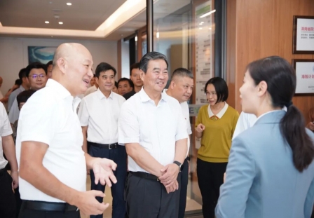 全国政协副主席、民革中央常务副主席何报翔一行调研爱尔眼科